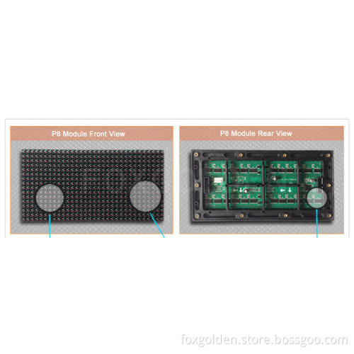 Fatory Stock P8 DIP 3in1 LED Billboard